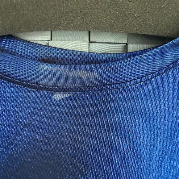 Anthropologie x Porridge Metallic Blue Top - Picture 3 of 10